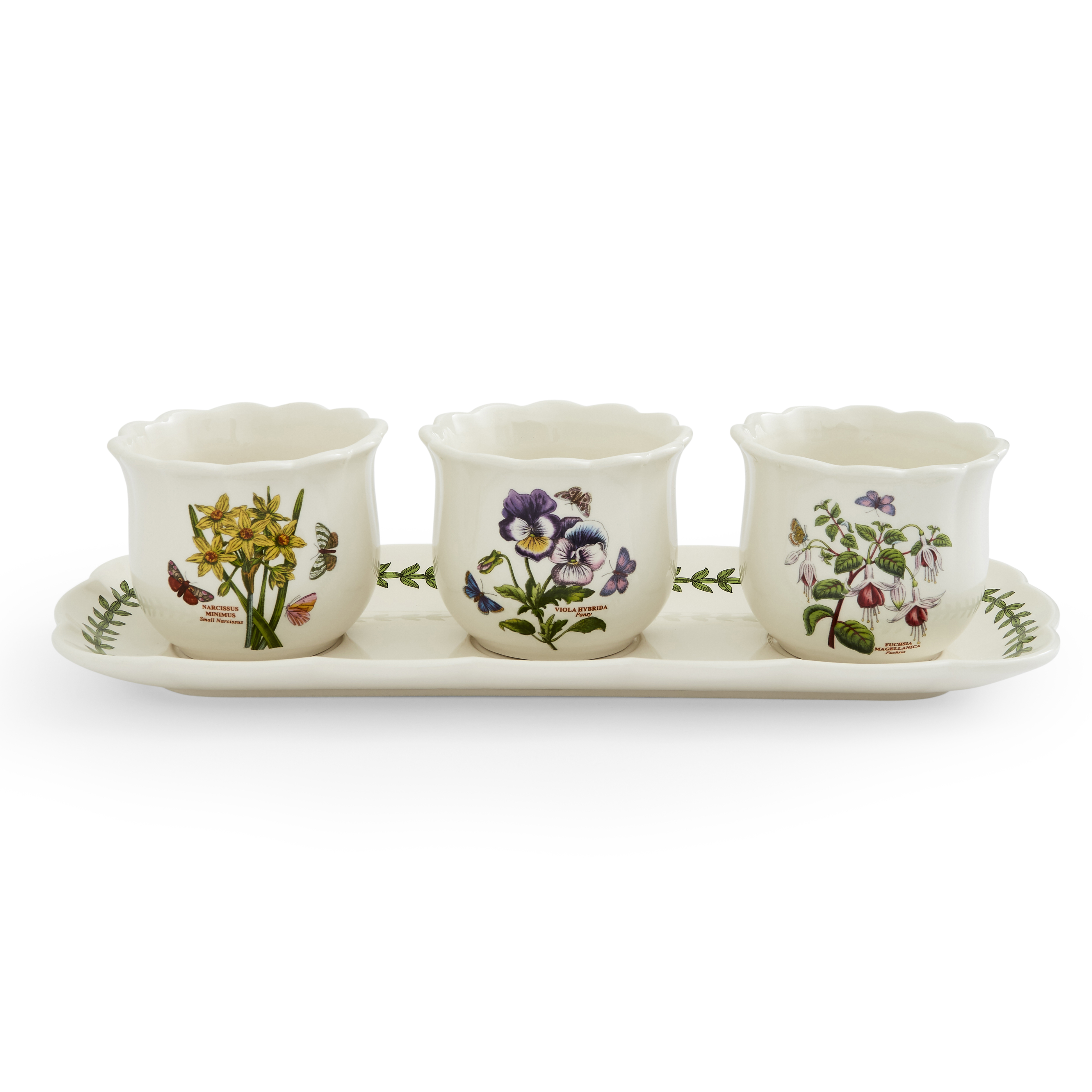 Botanic Garden Bouquet 4 Piece Herb Pot Set image number null